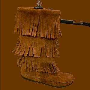 Minnetonka Mid Calf Moccasins